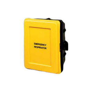 ALLEGRO 4500 Yellow Wall-Mount Emergency Respirator (PPE) Storage Case