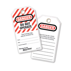 Lockout/Tagout Tags