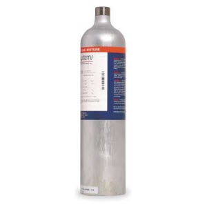 Biosystems by Honeywell 54-9049E 34L All-in-One Multi-Gas Calibration Cylinder: O2, CO, LEL, H2S