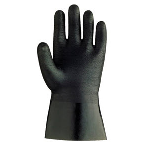 Best 6784R 14" Sandy Neo Grab Black Neoprene Coated Jersey Cotton Lined Gloves