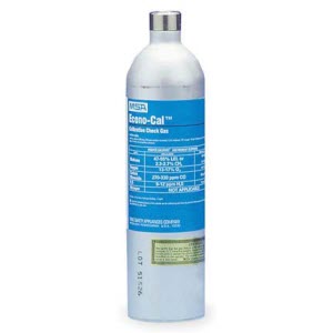 MSA 710882 (34L) Carbon Monoxide (CO) 60ppm Calibration Gas Cylinder