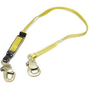 Reliance Industries 731406 Skyline 6\' Single-Leg Shock-Absorbing Lanyard: (1) 7/8\" Pelican Snap Hook (1) 3/4\" Steelhead Tieback