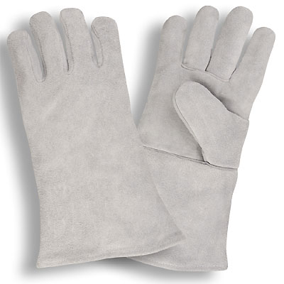 Cordova 7605 Lined Standard Gray Side Split Cowhide Leather Welding Gloves