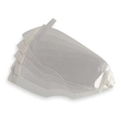 NORTH 80836A 7600 Series Full Face Respirator Peel-Away Lens Windows: Package of 15 Protective Covers