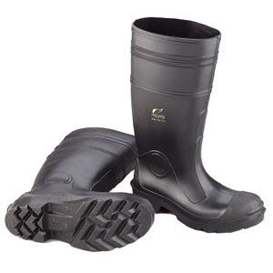ONGUARD 87401 Buffalo Economy Grade 16\" Black PVC Plain Toe Boots