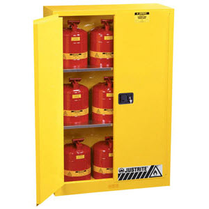 JUSTRITE 894500 45 Gallon Sure-Grip EX Safety Cabinet for Flammables
