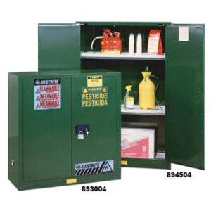 JUSTRITE 894504 45 Gallon Sure-Grip EX Safety Cabinet for Pesticides