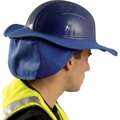 OccuNomix 898-028 Royal Blue Cotton Shade for Hardhats