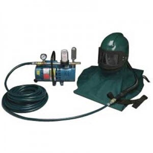 ALLEGRO 9285-01 NOVA 2000 Abrasive Blasting Helmet System: 1-Worker System with 50' of Hose