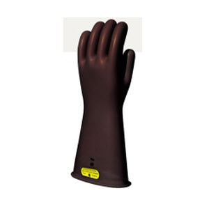 Marigold Industrial 9999238 11\" Class 00 Black Rubber Insulated Gloves
