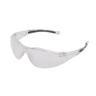 SPERIAN A800 A800 Series Safety Glasses: Clear Lens Wraparound Frame