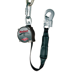 DBI Sala AD111AR PROTECTA Rebel 11\' Web Retractable Lifeline: Snap Hook: Housing Swivel: Carabiner