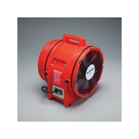 Allegro Industries 9543 Allegro Industries 12\" Orange Plastic Com-Pax-Ial Blower With 1 HP 110/220 VAC 50/60 Hz Motor