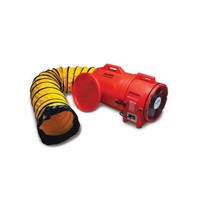 Allegro Industries 9543-25 Allegro Industries 12\" Orange Plastic Com-Pax-Ial Blower With 1 HP 110/220 VAC 50/60 Hz Motor And 25\'