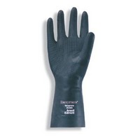 Ansell Edmont 29-865-9 Ansell Size 9 13" 18 Mil Flock Lined Unsupported Neoprene Gloves With Embossed Grip