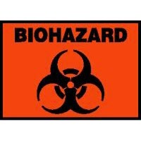Biohazard Signs Biohazard Sign Accuform LBHZ506VSP Safety Labels