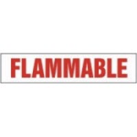 Safety Stickers Flammable Safety Sticker Accuform LCHL573XVE