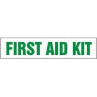 Safety Stickers First Aid Kit Safety Sticker Accuform LFSD512XVE