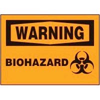 Biohazard Signs Warning Biohazard Sign Accuform MBHZ300VP Safety Signs