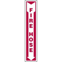 Fire Safety Signs Fire Hose Signs Accuform MFXG929VP Safety Signs 24" x 4"
