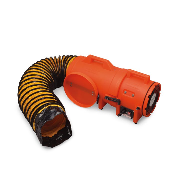 Allegro Industries 9533-15 8" Plastic COM-PAX-IAL Blower with Canister and 15' Ducting