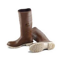 Bata Shoe 84076-13 Onguard Industries Size 13 Polymax Ultra Brown 16" PVC Kneeboots With Ultragrip Sipe Outsole And Steel Toe