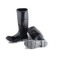 Bata Shoe 86102-06 Onguard Industries Size 6 Polyblend Black 16\" Polyurethane And PVC Kneeboots With Cleated Outsole And Steel T