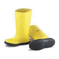 Bata Shoe 88060-15 Onguard Industries Size 15 All American Slicker Yellow 17\" Flex-O-Thane And PVC Overboots With Self-Cleaning