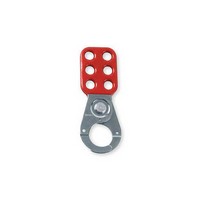 Brady USA 65376 Brady Red Vinyl-Coated High Tensile Steel Lockout Hasps With 1 1/2\" Diameter Jaws