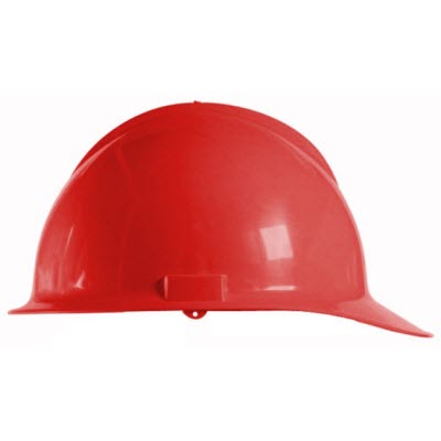 Bullard C30RDR Classic Series Red HDPE Flex-Gear 6-Point Ratcheting Suspension Cap Style Hardhat