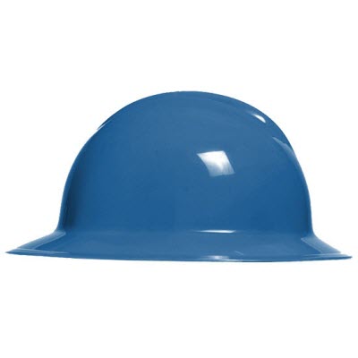 Bullard C33KBR Classic Series Kentucky Blue HDPE Flex-Gear 6-Point Ratcheting Suspension Full Brim Hardhat