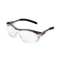 3M (formerly Aearo) 11436-00000 3M Nuvo Readers 2.5 Diopter Safety Glasses With Gray Frame, Clear Polycarbonate Anti-Fog Lens An