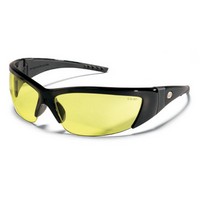 Crews Safety Products FF214 Crews ForceFlex 2 Safety Glasses With Black Thermo Plastic Urethane (TPU) Frame With Black Rubber In
