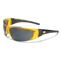 Crews Safety Products FF232 Crews ForceFlex 2 Safety Glasses With Translucent Yellow Thermo Plastic Urethane (TPU) Frame With Bl