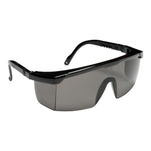 Cordova Retriever II Gray Lens Black Frame Safety Glasses