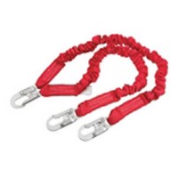 DBI/SALA 1340141 Capital Safety DBI-SALA 4 1/2' - 6' Double-Leg Protecta PRO Stretch Shock Absorbing Lanyard With Snap Hook At L