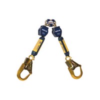 DBI/SALA 3101277 DBI/SALA Nano-Lok Twin Leg Self Retracting Lifeline With Quick Connector Anchorage Connection And Two Aluminum
