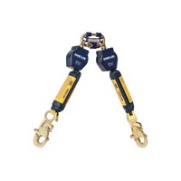 DBI/SALA 3101279 DBI/SALA Nano-Lok Twin Leg Self Retracting Lifeline With Quick Connector Anchorage Connection And Two Steel Sna