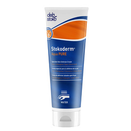 DEB SAQ100ML 100 ml Tube STOKODERM Aqua PURE Before Work Hand Cream for Water And Oil Based Substances (12 Each Per Case)