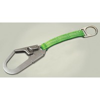 Honeywell 480-Z7/19INGN Miller 19\" Green Web Anchorage Connector With 2 1/2\" Rebar Hook And D-Ring