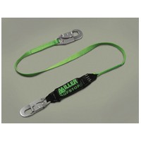 Honeywell 913TWLS-Z7/6FGN Miller 6\' Green Single Leg HP Lanyard With SofStop Shock Absorber With 2 Locking Snap Hooks ANSI Z359