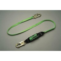 Honeywell 913TWLS/6FTGK Miller 6\' Green Single Leg HP Lanyard With SofStop Shock Absorber With 2 Locking Snap Hooks