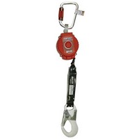 Honeywell MFL-11/6FT Miller TurboLite Personal Fall Limiter With Aluminum Twist-Lock Carabiner Unit Connector