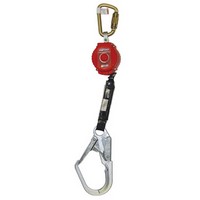 Honeywell MFL-2/6FT Miller TurboLite Personal Fall Limiter With Steel Twist-Lock Carabiner Unit Connector And Locking Rebar Hook
