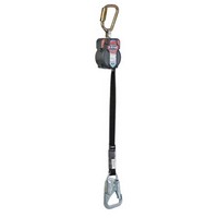 Honeywell MFLT-2/7.5FT Miller Turbo T-BAK Turbolite Tie-Back Personal Fall Limiter With A 17D-1 Steel Twist-Lock Carabiner