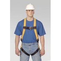 Honeywell TF4000/UAK Miller Universal Titan T-Flex Stretchable Polyester Full Body Harness With Sliding Back D-Ring