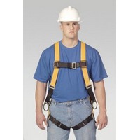 Honeywell TF4507/UAK Miller Universal Titan T-Flex Stretchable Polyester Full Body Harness Sliding Back D-Ring, Side D-Rings