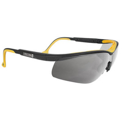 RADIANS DeWalt DC DPG55-6D Dual Comfort Safety Glasses: Silver Mirror Lens Black/Yellow Frame
