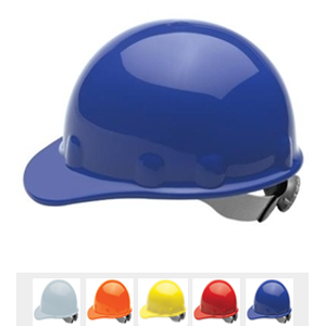 FIBRE-METAL E2RW71A000 SuperEight Blue HDPE 8-Point Ratcheting Suspension Cap Style Hardhat