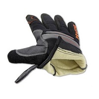 Ergodyne 16206 Ergodyne 2X Black And Gray ProFlex 710CR Full Finger Cut Resistant Trades Mechanics Gloves With Hook And Loop Wri